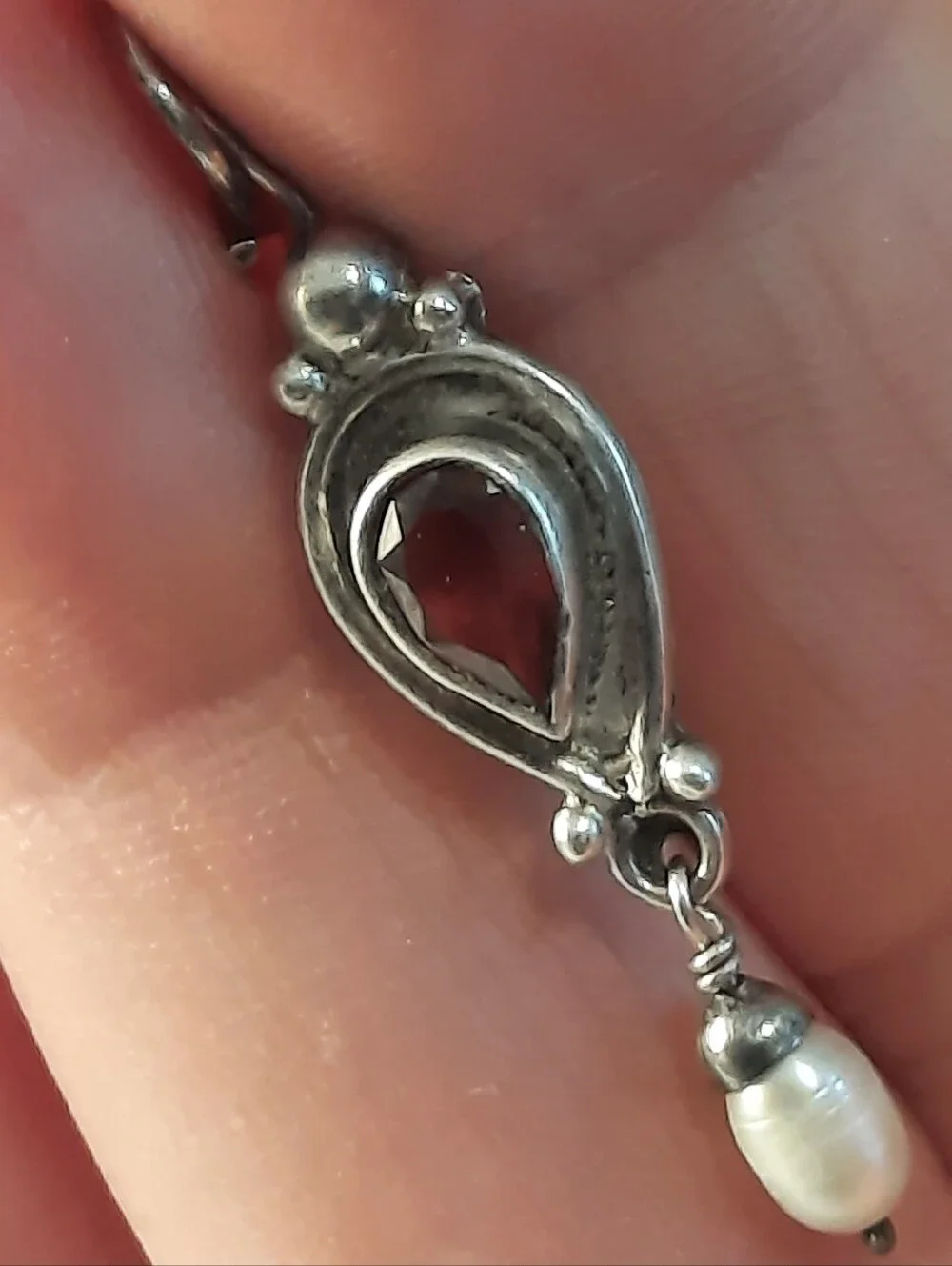 Sterling Silver Mixed Charm and Hoop Earring Set - Silver - Picture 2 of 13